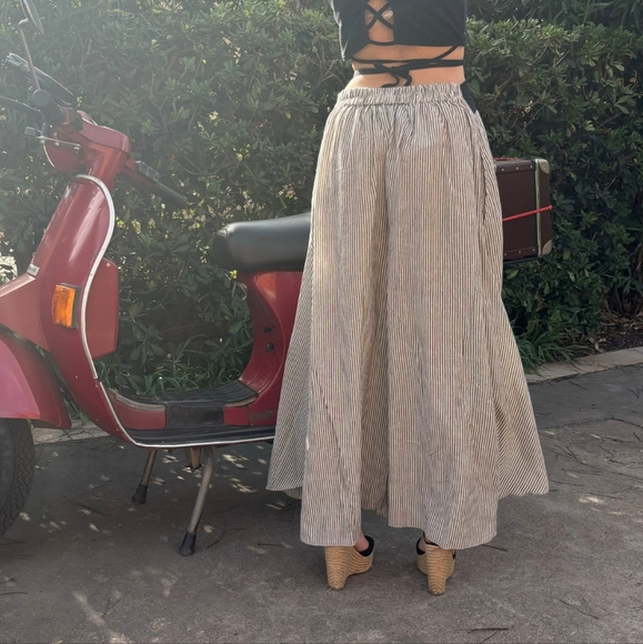 COTTON FLARE PANT - Picture 6 of 8